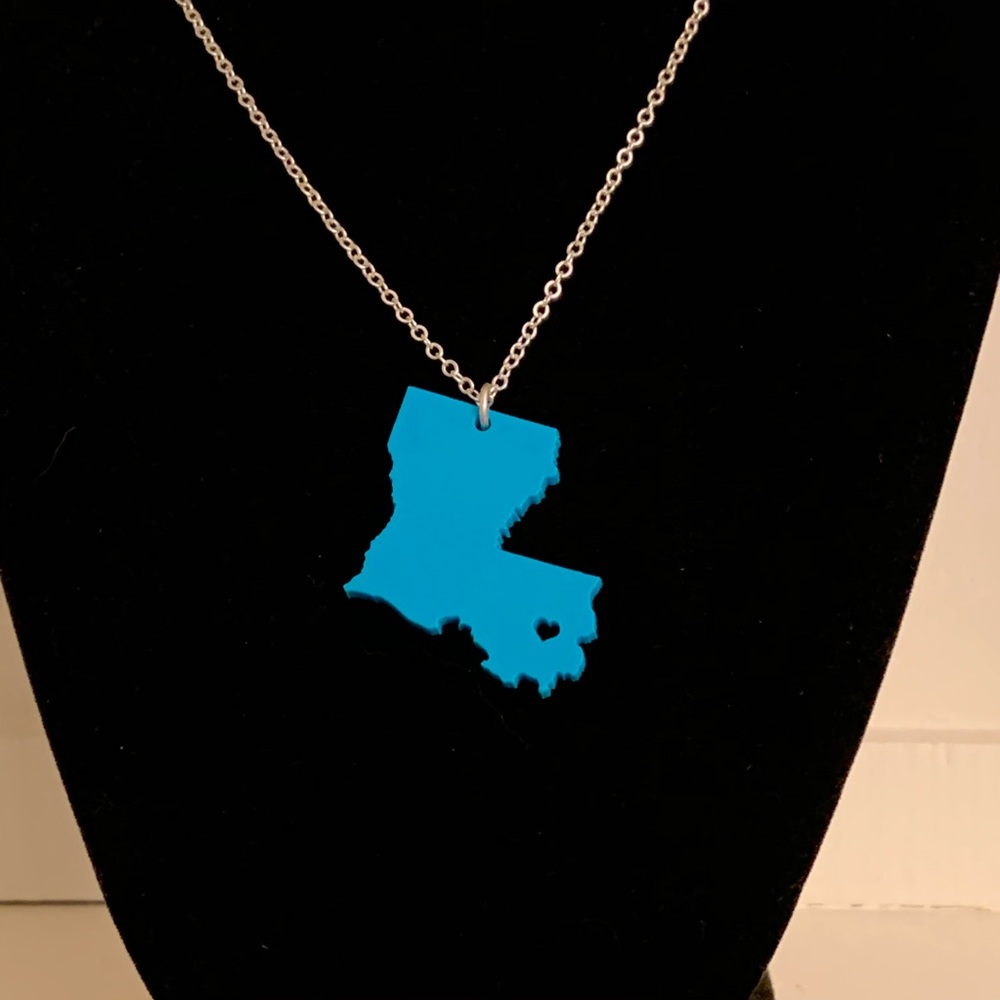 Acrylic Louisiana Pendant